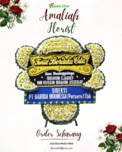 Papan Bunga Duka di Ujunggenteng