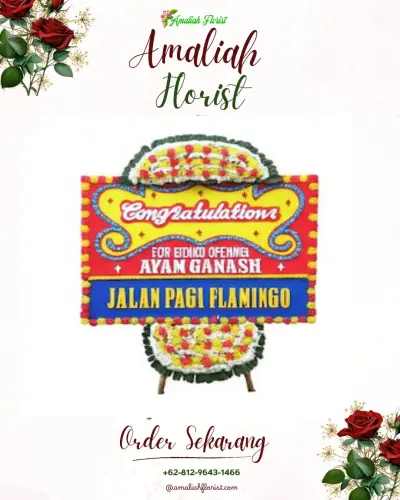 Bunga Papan Congratulation di Ujunggenteng
